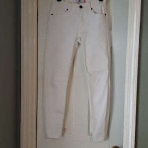 High skinny White jeans